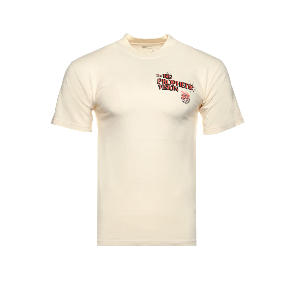 FAQ "Prophetic Vision" Men's SS Graphic Beige Tee - SIZE Boutique