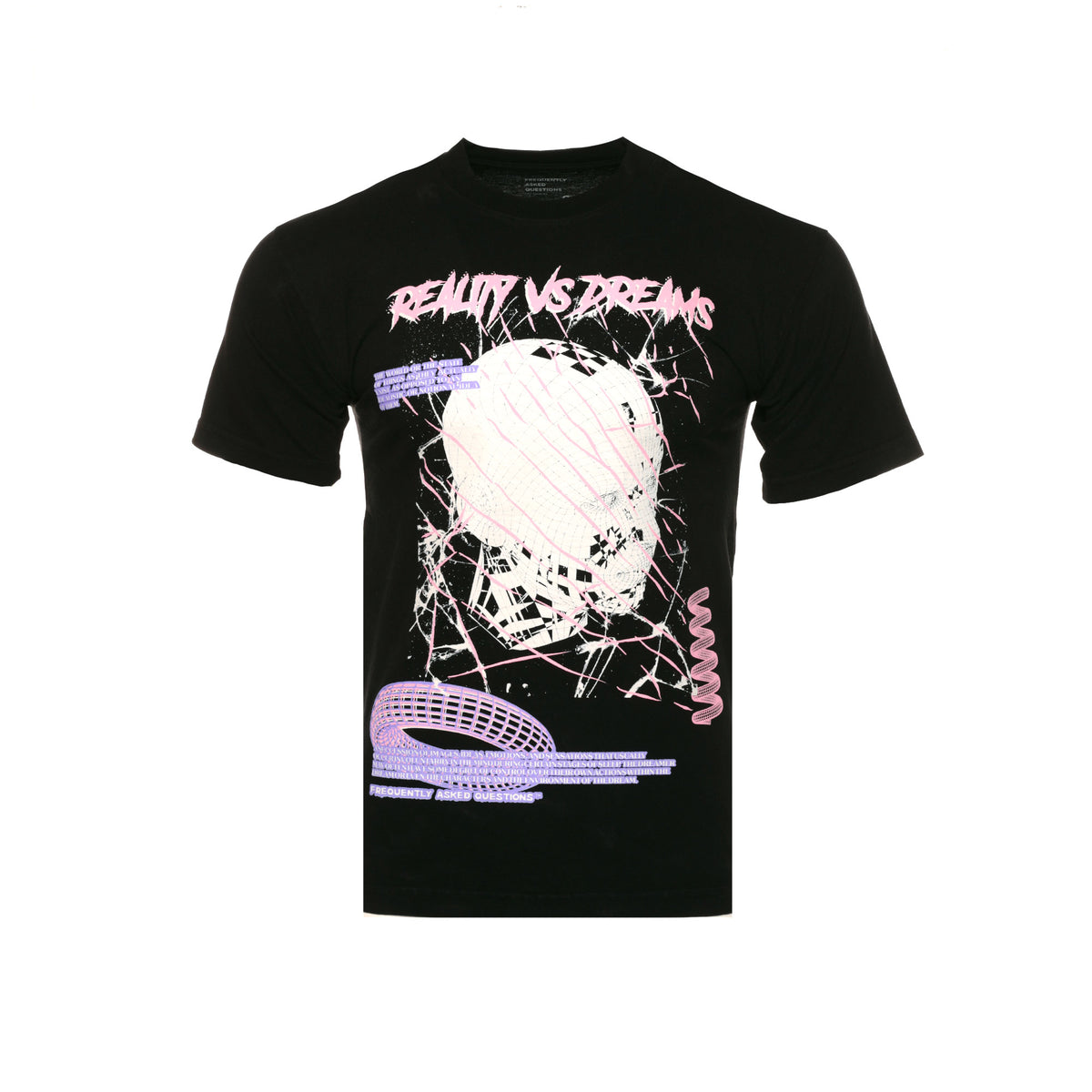FAQ "Reality VS Dreams" Men's SS Graphic Tee - SIZE Boutique