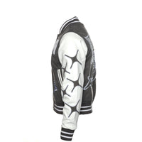 Retrovert "Rebirth" Men's Grey Varsity Jacket - SIZE Boutique