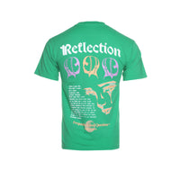 FAQ "Reflection" Men's Graphic SS Tee Green - SIZE Boutique