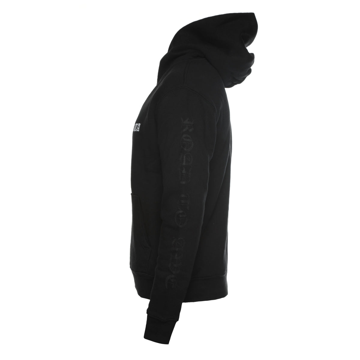RtA Old English Rowe To Awe Men's Black Pullover Hoodie - SIZE Boutique