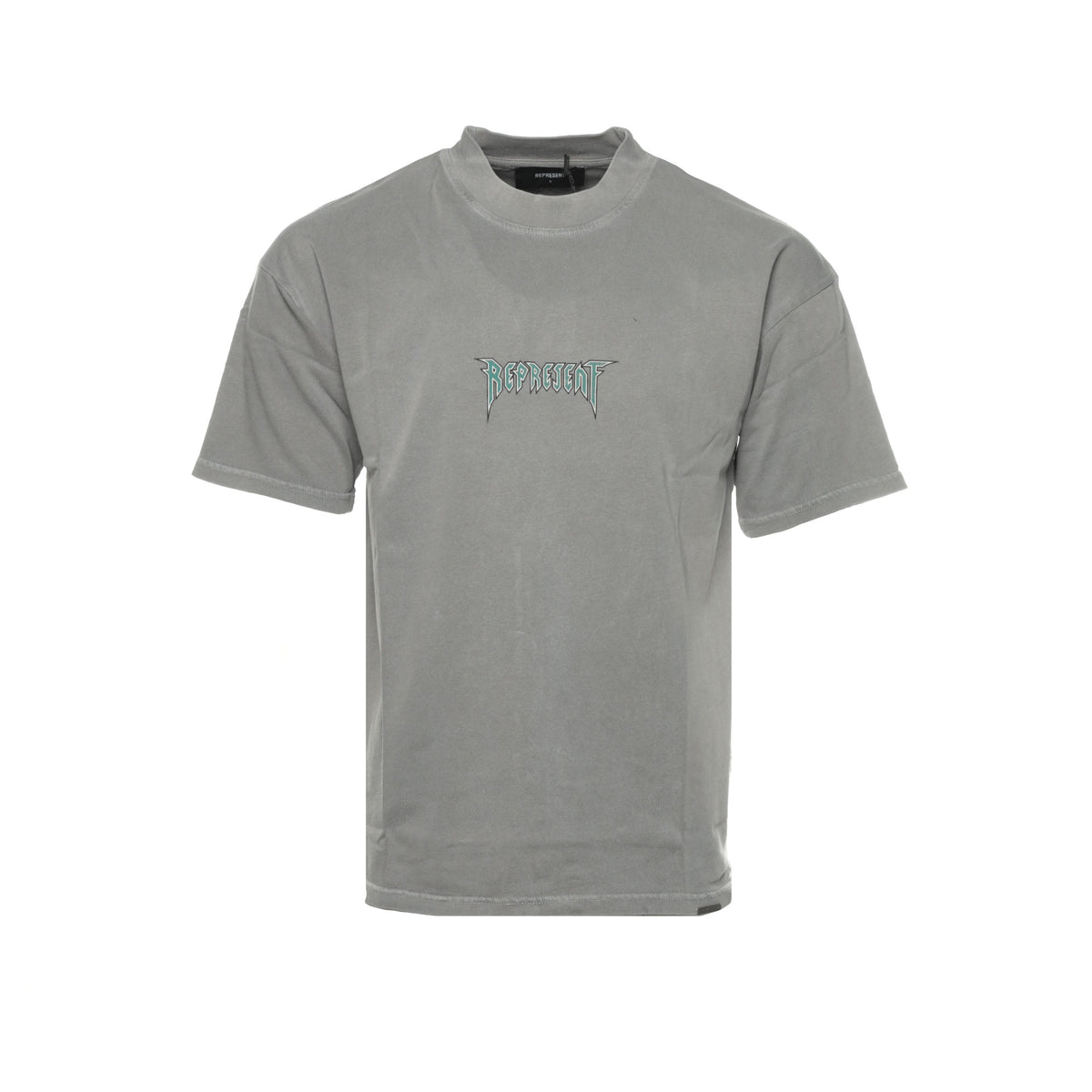 Represent Clo. Rock Logo Men's Grey SS Tee. - SIZE Boutique