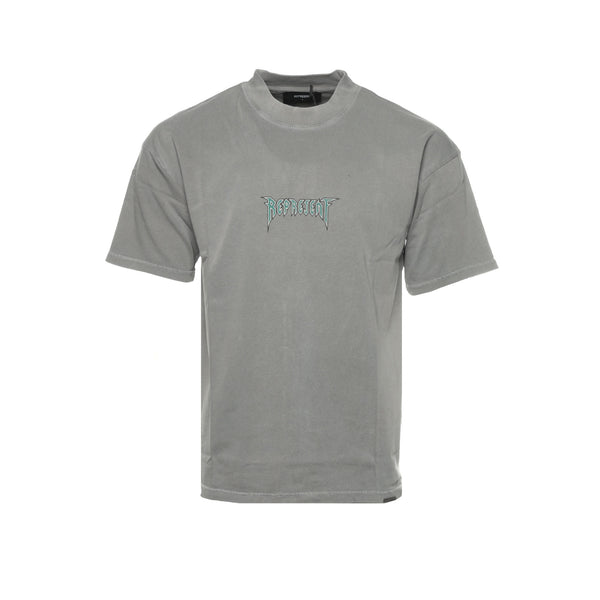 Represent Clo. Rock Logo Men's Grey SS Tee. - SIZE Boutique