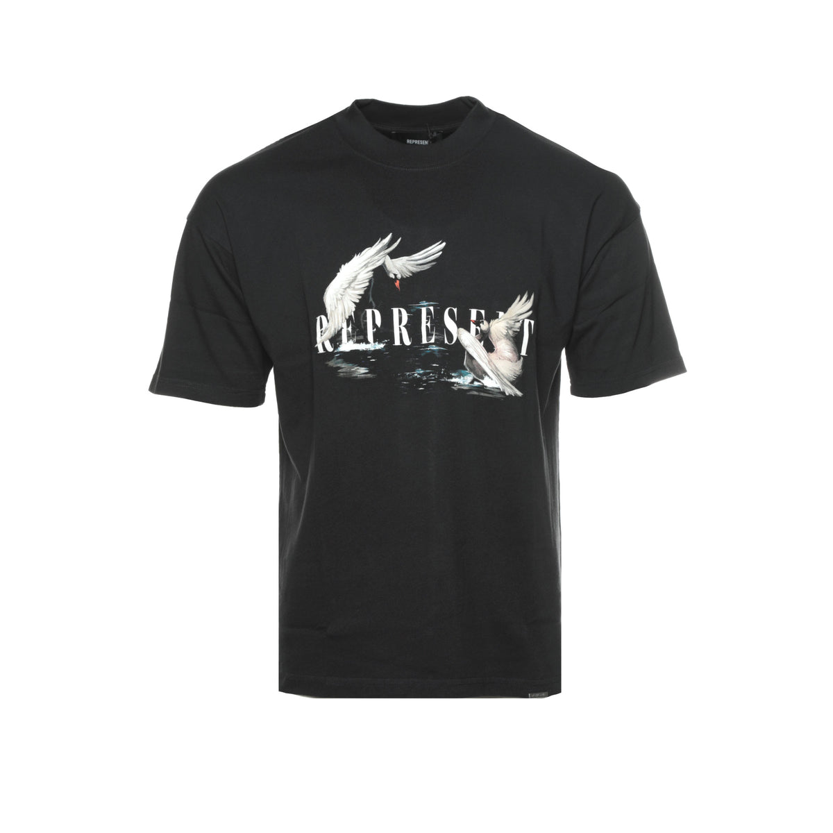 Represent Clo. "Swan" Men's Black SS Tee - SIZE Boutique
