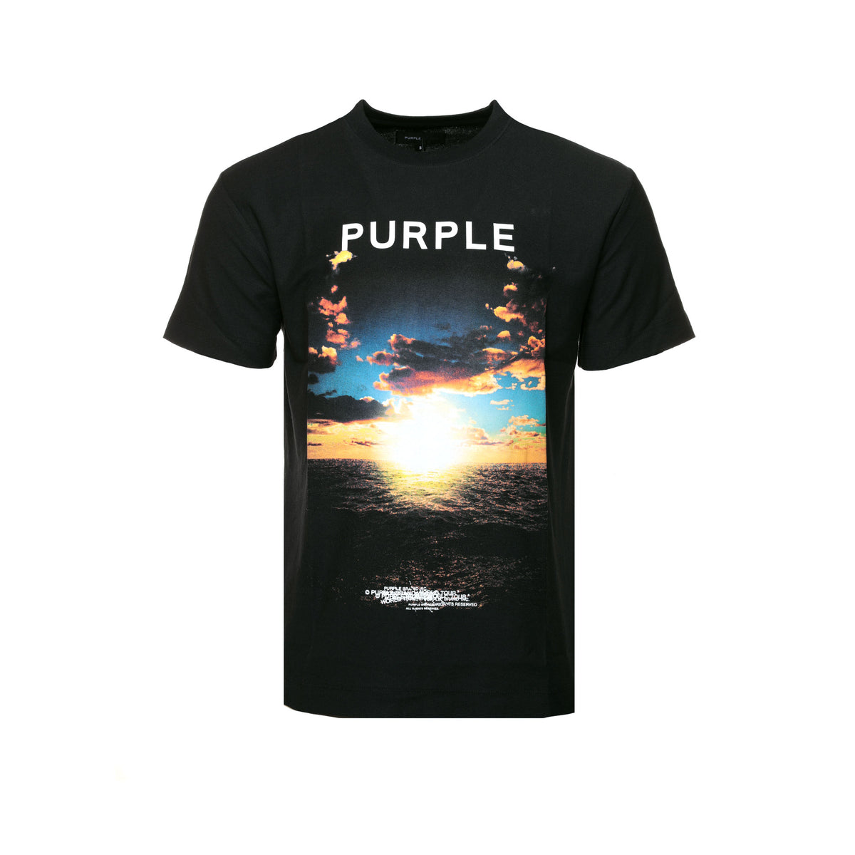 Purple Brand Textured Jersey Sunset Men's SS Tee - SIZE Boutique