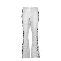 Purple Brand Wordmark Repeat Flare Sweatpants - SIZE Boutique