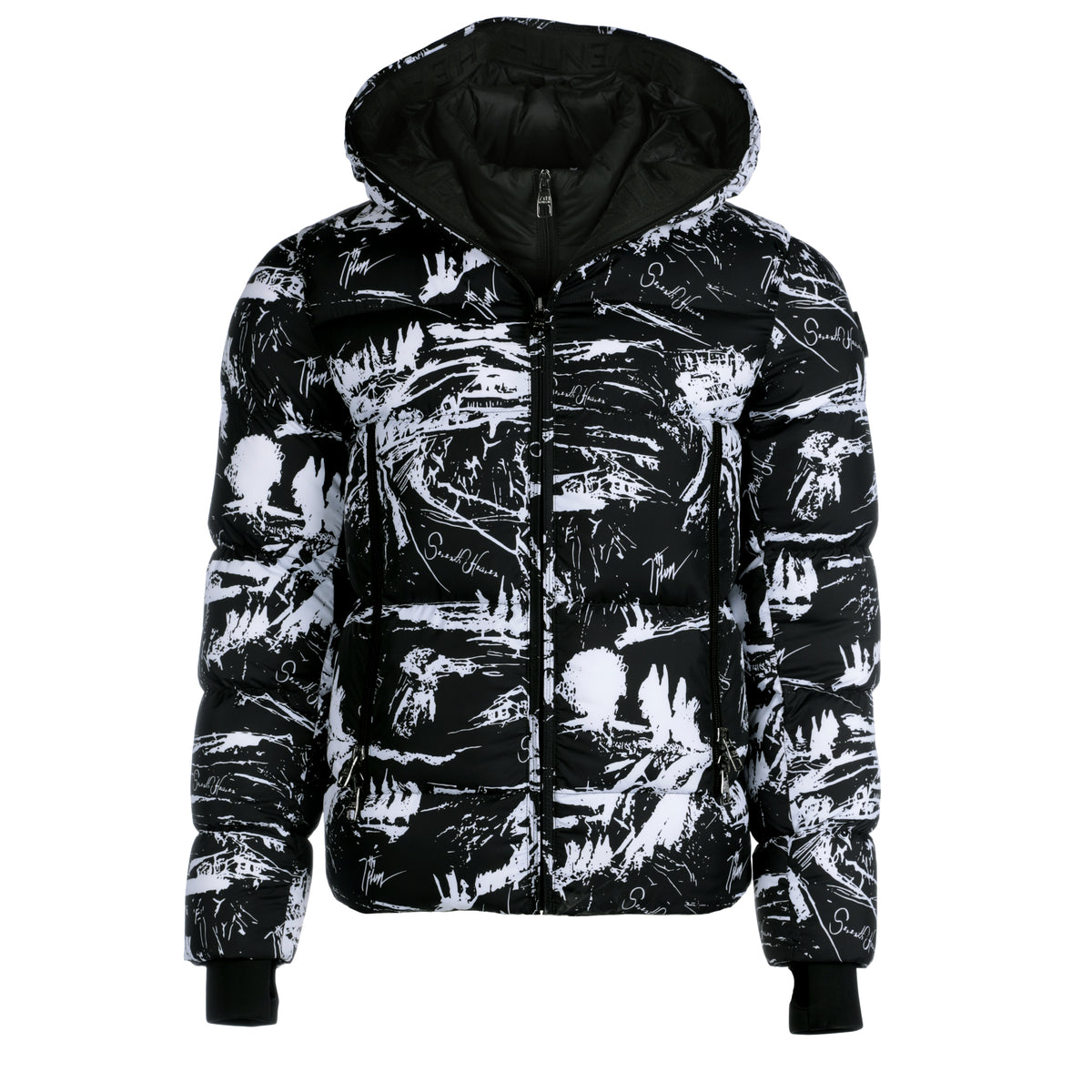7th Heaven London Men's Bonucci Puffer Bomber Jacket