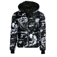 7th Heaven London Men's Bonucci Puffer Bomber Jacket