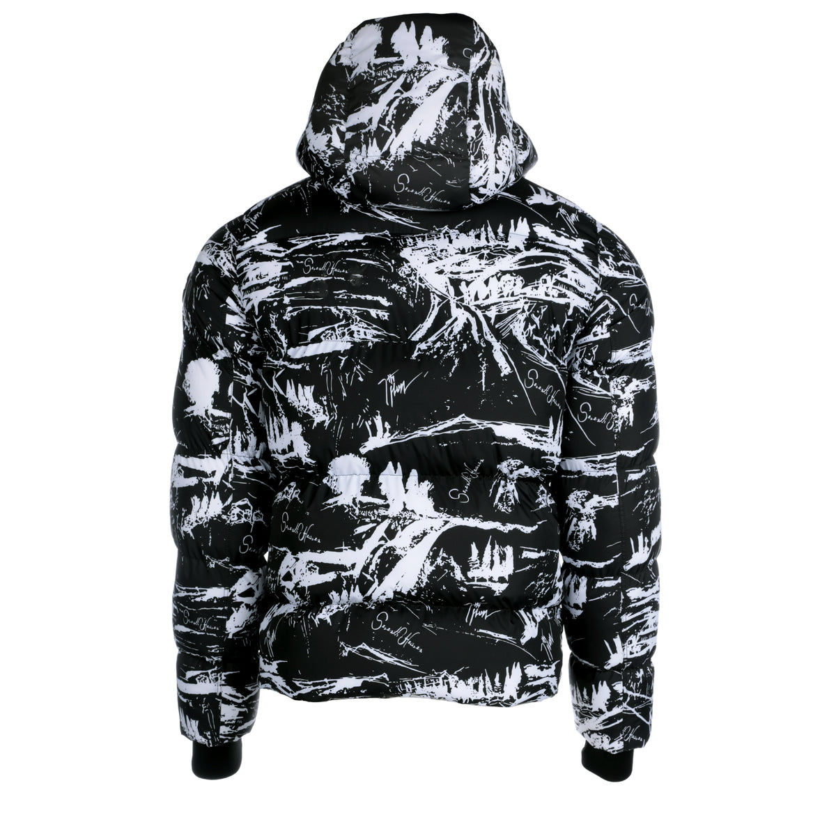 7th Heaven London Men's Bonucci Puffer Bomber Jacket