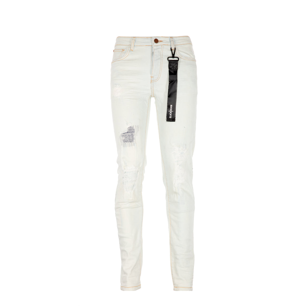 Black Denim Eclipse Men's Skinny Jeans - SIZE Boutique