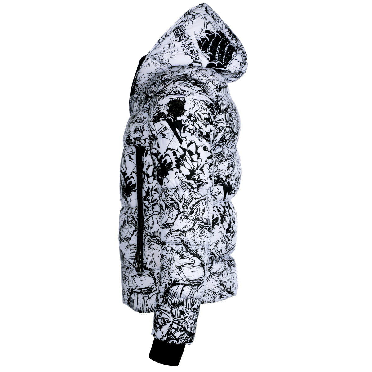 7th Heaven London Men's Bonucci Puffer Bomber Jacket
