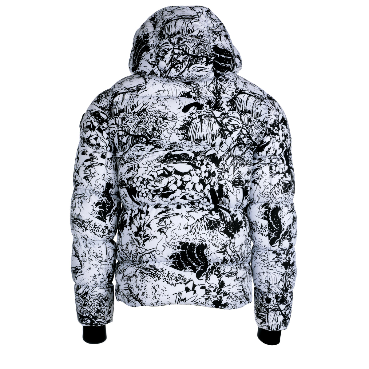 7th Heaven London Men's Bonucci Puffer Bomber Jacket