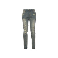 Stampd Distressed Skinny Fit Denim - Blu