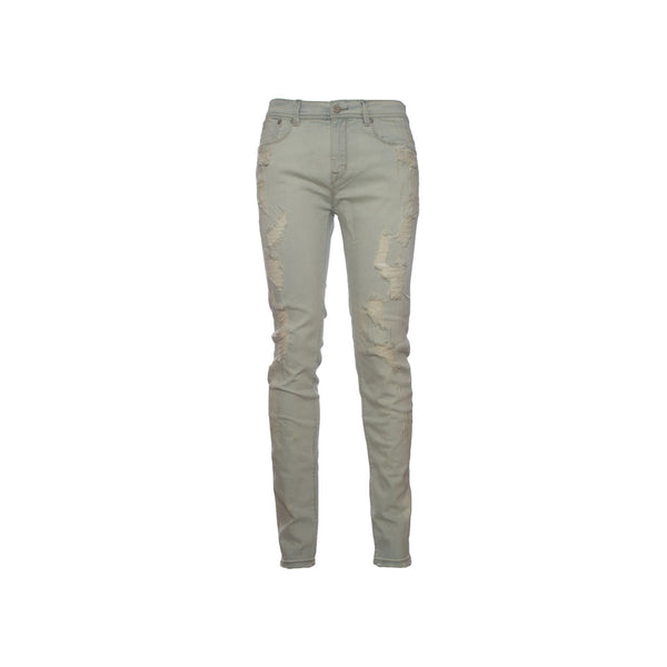 Stampd Distressed Skinny Fit Denim - Crm