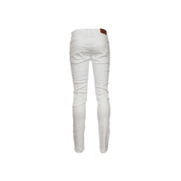 Stampd Distressed Skinny Fit Denim - White