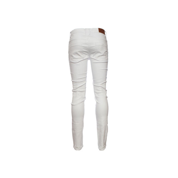 Stampd Distressed Skinny Fit Denim - White