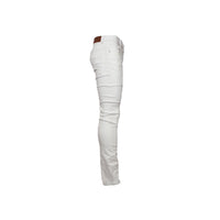 Stampd Distressed Skinny Fit Denim - White