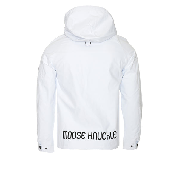 Moose Knuckle Men's Rider 2 Rain Jacket White