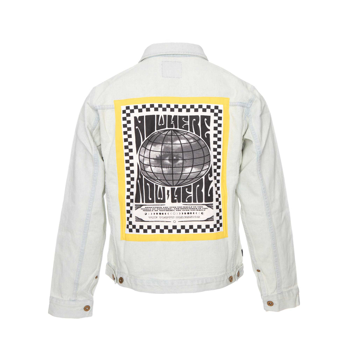 10 Deep Destination Unknown Denim Jacket Stone Wash. 