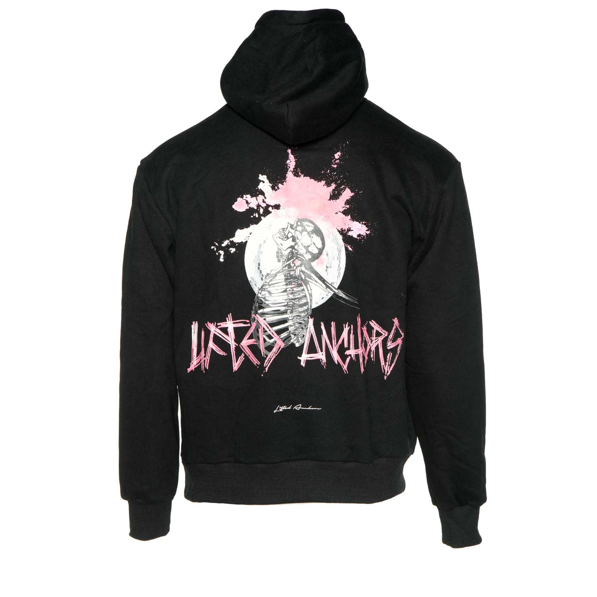 Lifted Anchors Men's Black Disco Hoodie