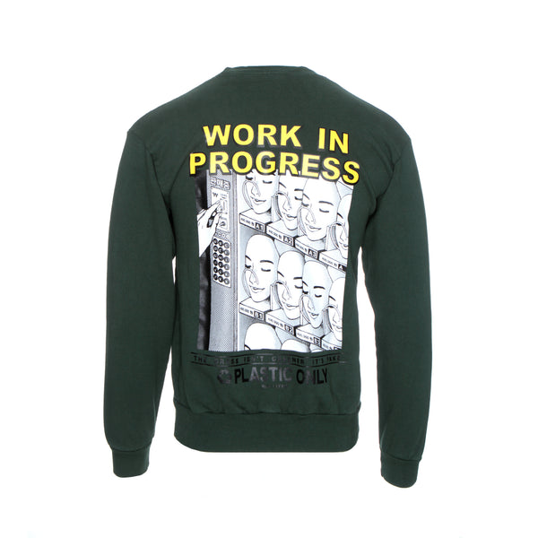 Rip n' Repair WIP Men's Pullover Sweater Hunter Green