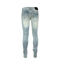 Serenede Serenity Prayer Men's Skinny Designer Jeans 