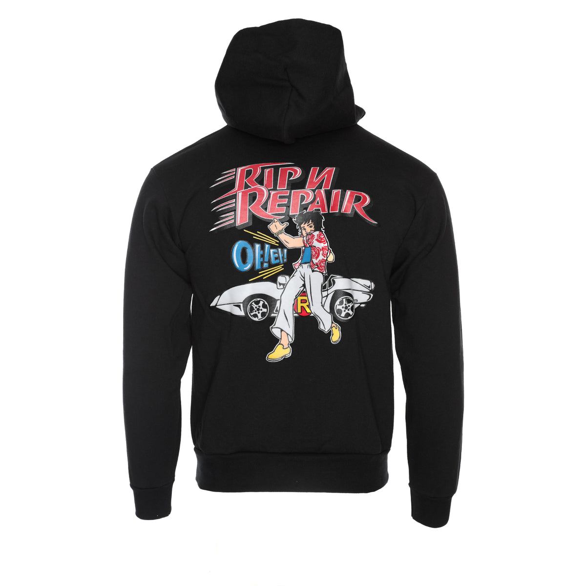 Rip n Repair GoGoGo Men's Graphic Hoodie Black