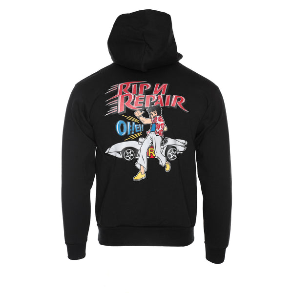 Rip n Repair GoGoGo Men's Graphic Hoodie Black