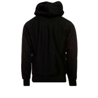 Champion Reverse Weave Zipped Hoodie Varsity Logo Black