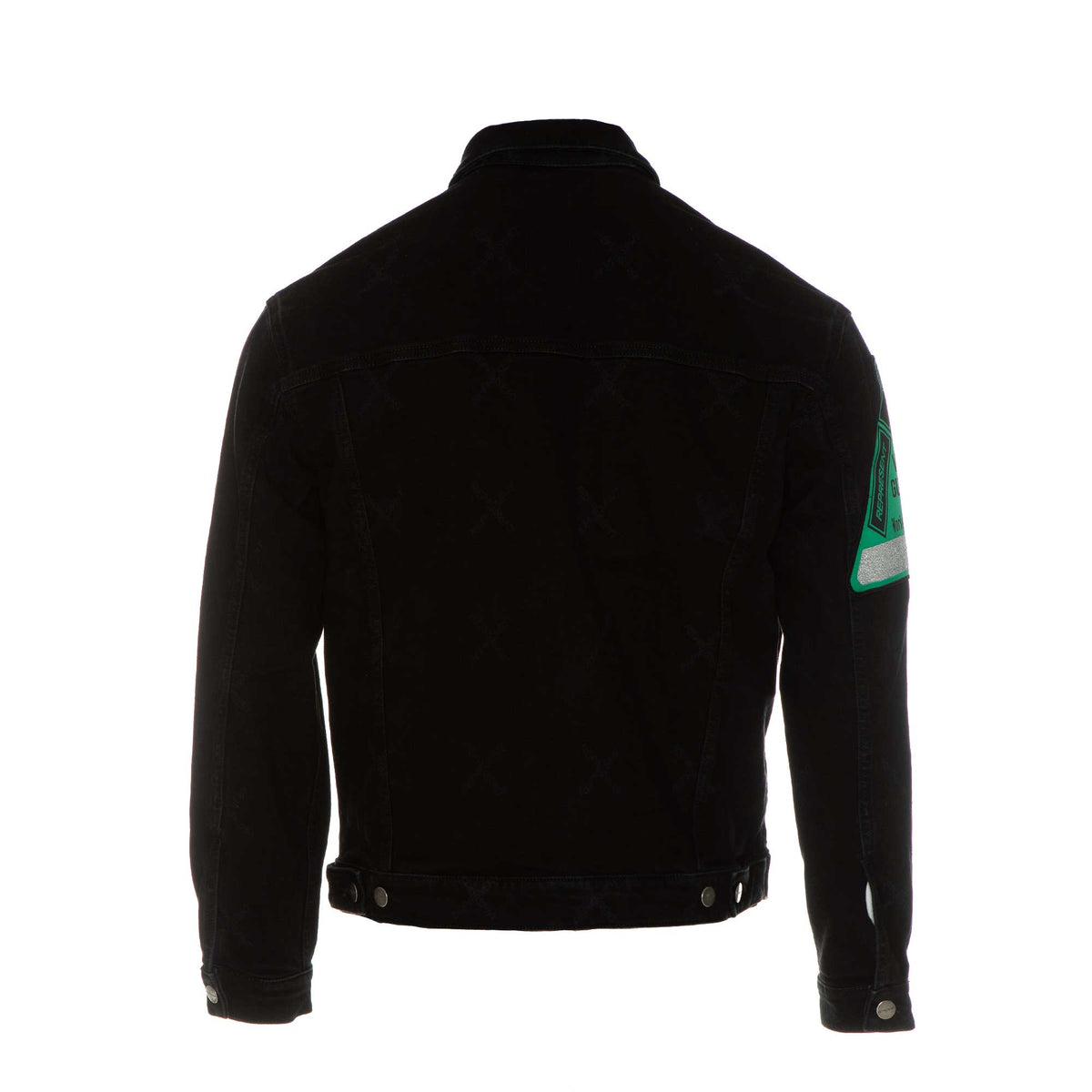 Represent Patch Denim Jacket - Black