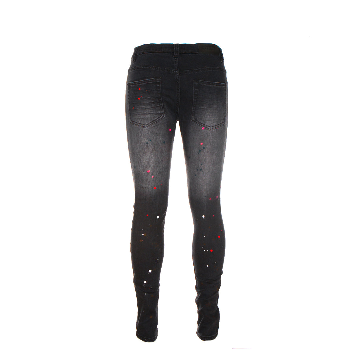 Black Denim Plasma Men's Black Skinny Jeans