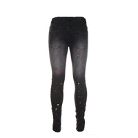 Black Denim Plasma Men's Black Skinny Jeans