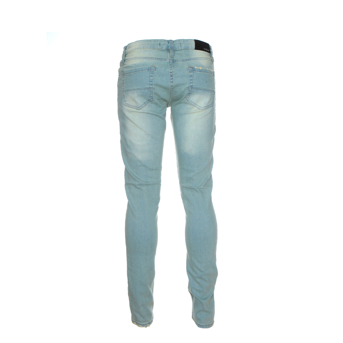 Black Denim "Cloche" Men's Designer Skinny Jean