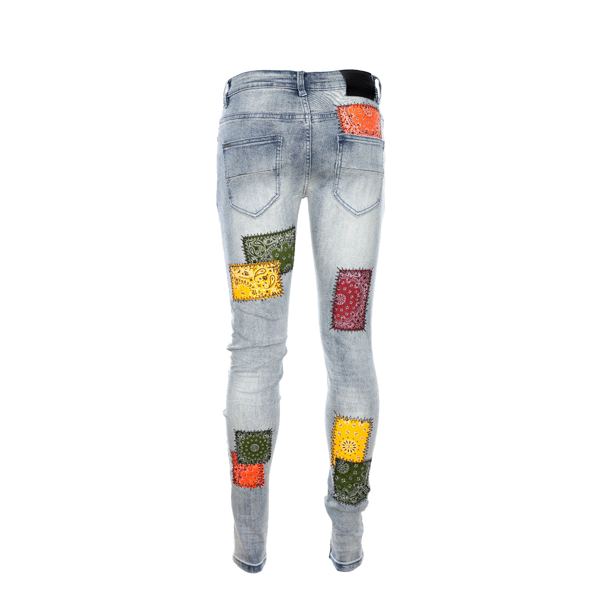  SERENEDE New World Men's Skinny Fit Jeans