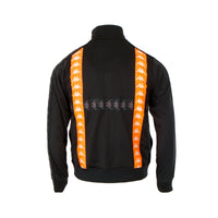 Kappa 222 Banda Calak Track Jacket Black/Neon Orange