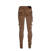 Serenede Tigers Eye Cargo Skinny Men's Jeans - SIZE Boutique