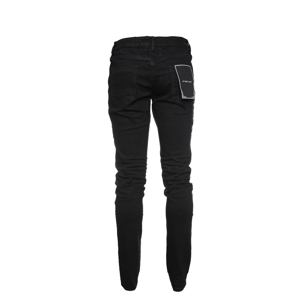 Six Week Residency Black Raw Desert Destroyed Men's Skinny Jeans