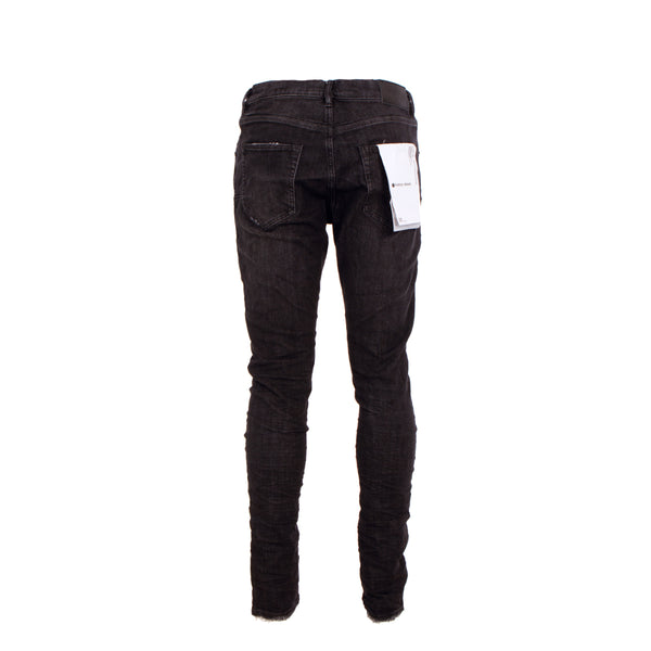PURPLE Brand Men's Designer Jeans P001- Black Over Spray