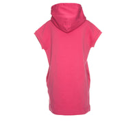 Cotton Fleece Sleeveless Dress with Hoodie