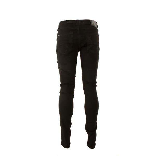 Serenede Midnight Black Men's Skinny Jeans