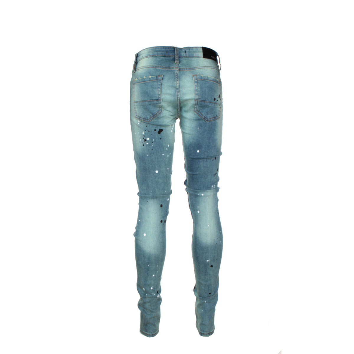 Black Denim "Atrium" Men's Skinny Designer Jeans