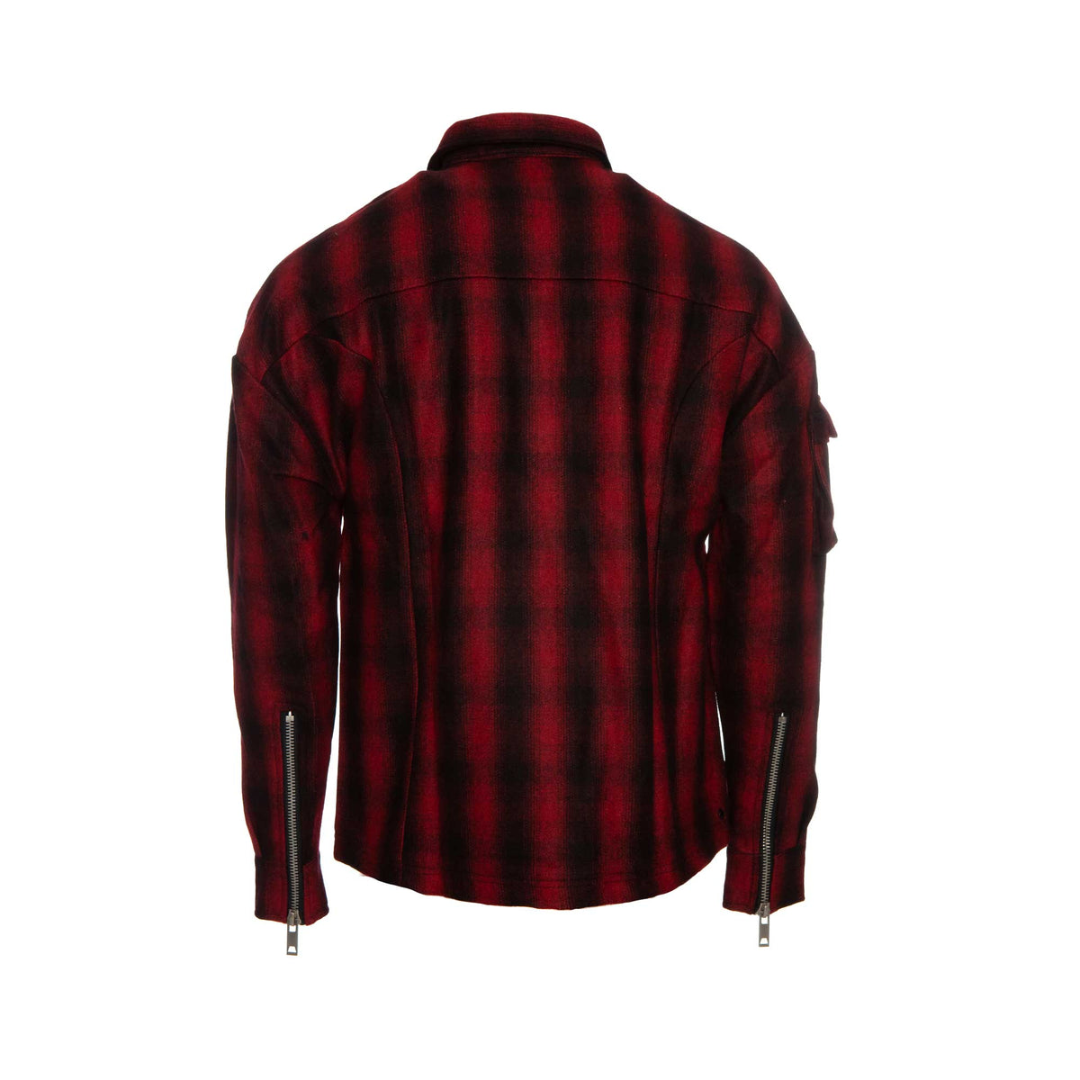 Kollar Mens Zip Flannel Red