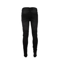 Black Denim Black Stone Men's Skinny Designer Jean