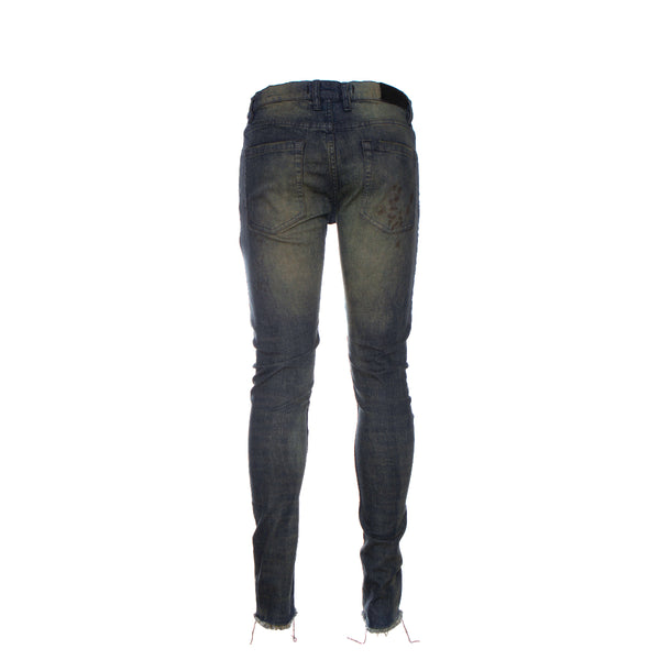 Black Denim Oil Flow Men's Jeans