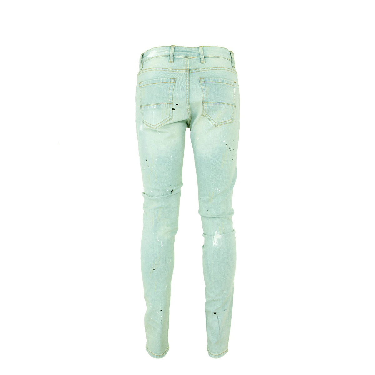 Black Denim Da Vinci Men's Designer Jeans 