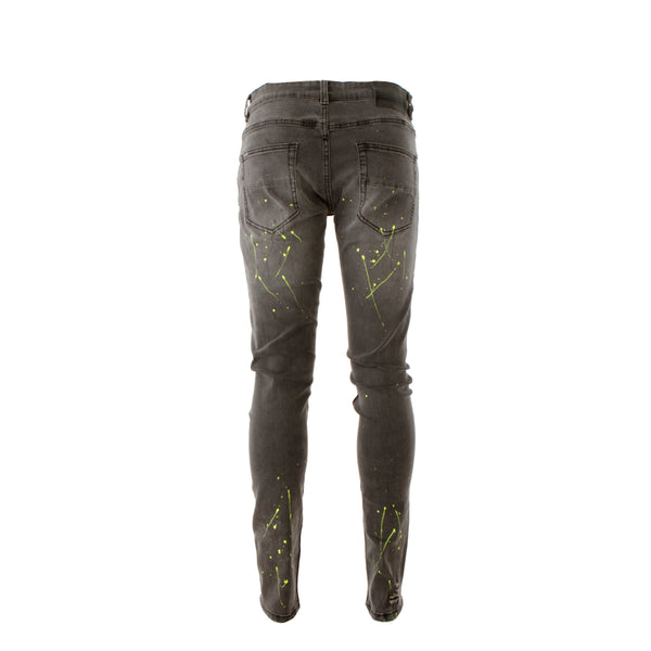 Serenede Poison Dart Men's Skinny Jeans Faded Black