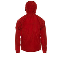 C.P Company Chrome Re-Colour Goggle Jacket in Poinciana Red