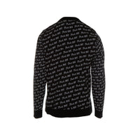 Raised By Wolves Fu*k Off Jacquard Men's Sweater Black