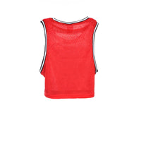 Champion Reversible Mesh Cropped Tank Red