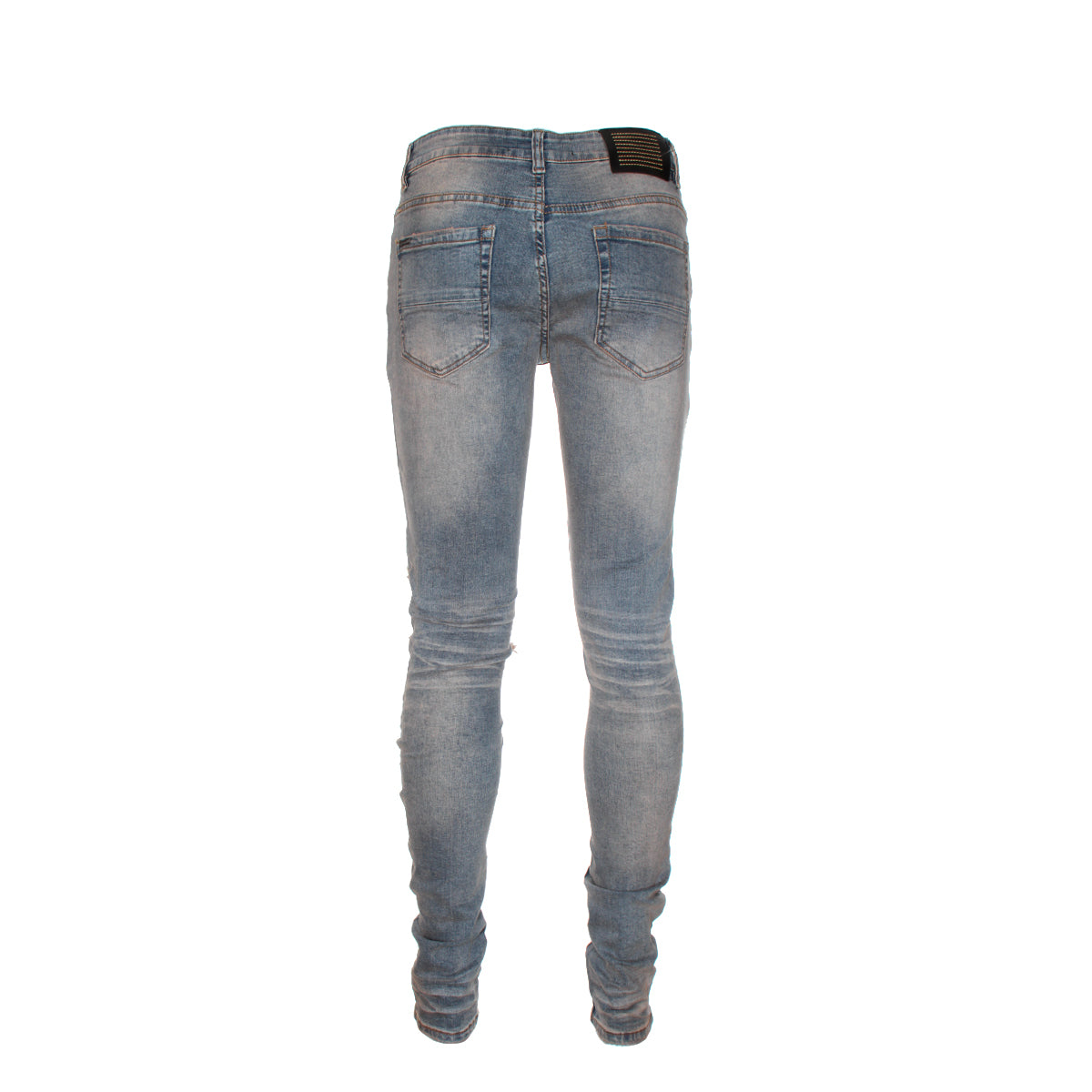SERENEDE Yellow Stone Men's Skinny Designer Jeans